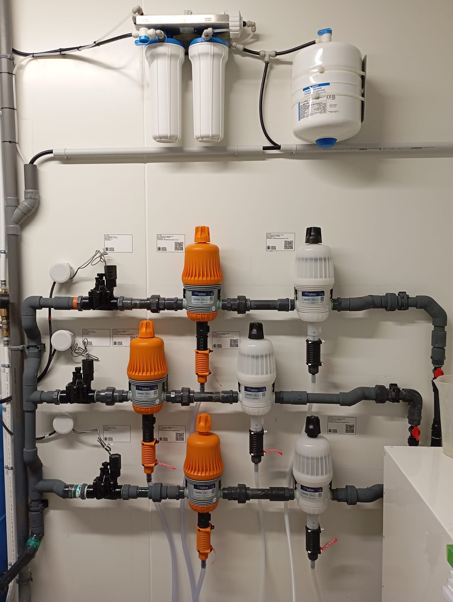 Équipement de dosage et de traitement de l’eau pour l’irrigation